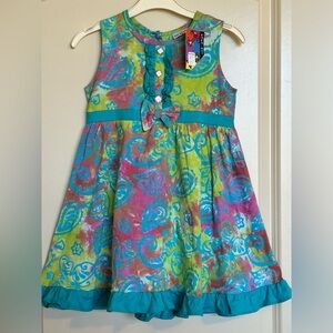 4T Koko Nut Kids Multicolored Dress